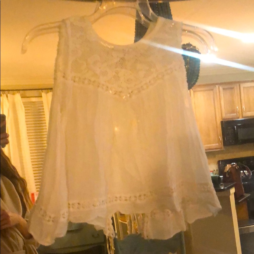 Free people top size xs open back